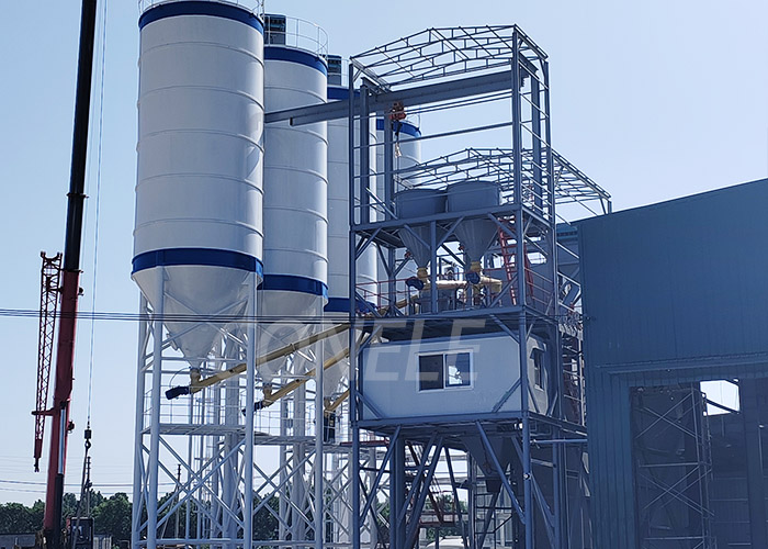 预应力风电塔筒混凝土搅拌站-预制构件UHPC搅拌站生产线