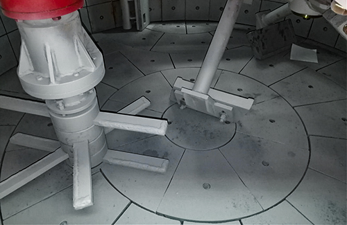 CMP750立轴行星式搅拌机内部搅拌带快速转子