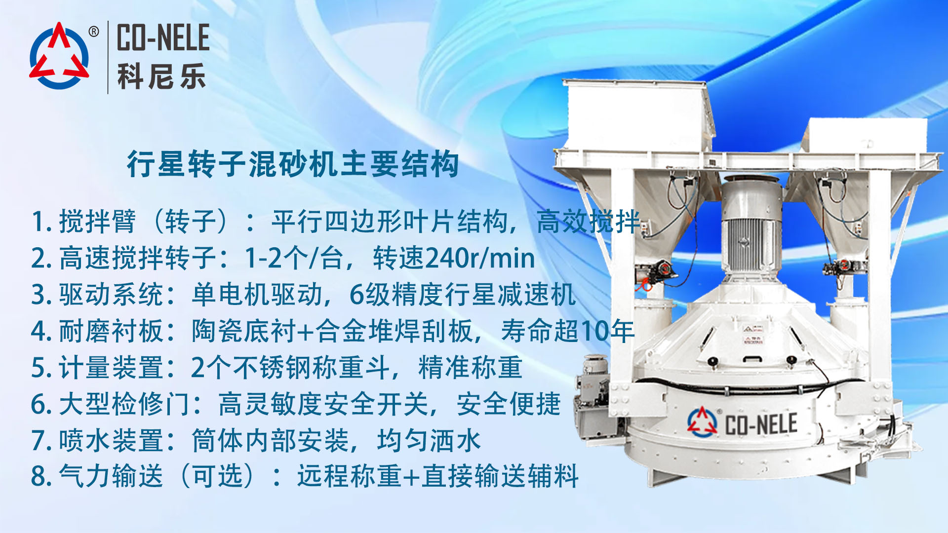 行星变频转子混砂机
