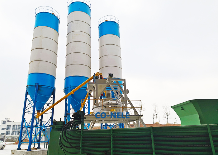 3868la银河总站60m?/h混凝土搅拌站